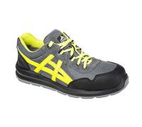 Portwest Safety Trainer Steelite Mersey - S1 Steel Toe, Leather/Textile - Grey/Yellow Size 13