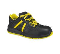 Portwest Compositelite Mersey S1P Safety Trainers Black / Yellow Size 7