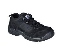 Portwest FT64 Steelite Trouper Shoe S1P Black Size: 10 Colour: Black, 10