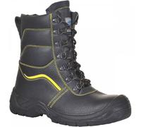 Portwest Furlined S3 Boot 40/6.5 Black Size: 6.5 Colour: Black, Size: 6.5