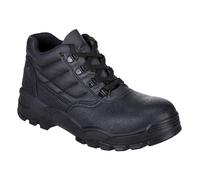 Portwest FW10 Comfort Slip Resistant Steelite Protector Boot S1P Black, 37