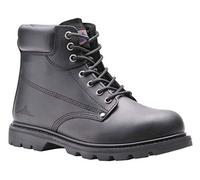 Portwest FW16 Steel Action Leather Ankle Boot Back Pull-Tab Padded Collar