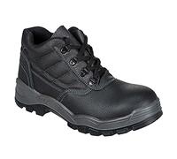 Portwest FW21 Steel Split Leather Ankle Boot Padded Collar Rubber Outsole