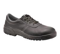 Portwest FW43 Steel Leather Low Shoe Water Resistant Upper Padded Collar