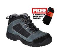 Portwest FW63 Steelite Trekker S1P SR Safety Ankle Boots Workwear Size 11, 12