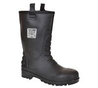 Portwest FW75 Steel PVC Rigger Boot Lightweight Reinforced Ankle Protection