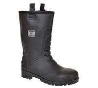 Portwest Neptune S5 CI Waterproof Rigger Safety Boots Black Size 4