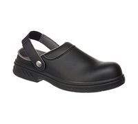 Portwest Steelite Safety Clog SB AE WRU, Size: 4One Size, Colour: Black, FW82BKR40