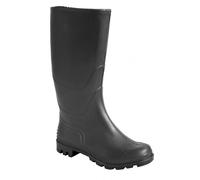 Portwest PVC Non Safety Wellington Boots Black Size 12