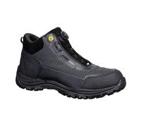 Portwest FE04 Girder Composite Mid Boot S3S ESD Wire Lace TPU Toe Cap Cut Resistant Reflective Slip Oil Resistant Metal Free Safety Footwear