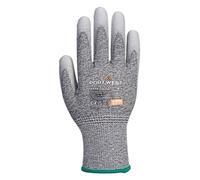 Portwest MR Cut PU Palm Glove Grey XL Colour: Grey, Size: XL XL