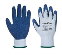 Portwest Grip Glove Latex M Gry/Bl (Pack of 12)