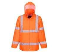 Portwest H440 Hi-Vis Waterproof Rain Jacket Hooded Breathable