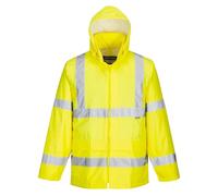 Portwest H440 Hi-Vis Waterproof Rain Jacket Hooded Breathable