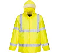 Portwest H440 Men's Waterproof Hi Vis Rain Jacket - Reflective Lightweight