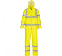 Portwest H448 Hi -Vis Packaway Rainsuit Yellow Size: 4XL Colour: Yello 4XL