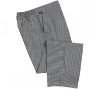 Portwest Harrow Chef Trousers Houndstooth Black/White Waist: L Inside L 31"