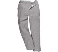 Portwest Harrow Houndstooth Chef Trousers Black / White 2XL 31"