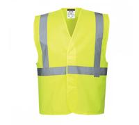 Portwest Hi-Vis 1 Band Vest Yellow 2XL-3XL Colour: Yellow, Size: 2XL-3 2XL-3XL