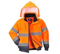 (Orange, XS) Portwest HI-Vis 2-in-1 Jacket