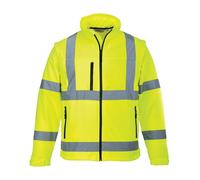 Portwest Hi-Vis Softshell Jacket (3L), Size: XXXL, Colour: Yellow, S428YERXXXL