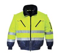 Portwest Hi-Vis 3-in-1 Contrast Pilot Jacket Reflective PJ50