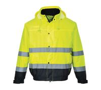 Portwest Hi-vis bomber jacket (S463/S226) S463 (Yellow)