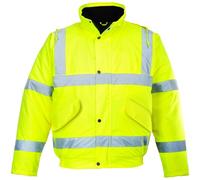 Portwest Hi-Vis Bomber Jacket - Yellow - Large - S463YERL
