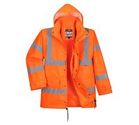Portwest Hi-Vis Breathable Traffic Jacket (Interactive), Color: Orange, Size: S, RT63ORRS
