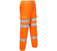 Portwest Hi-Vis Jogging Pants RIS Orange S Colour: Orange, Size: S S