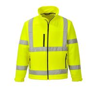 Portwest Hi-Vis Classic Softshell (3L) Waterproof Breathable Reflective S424
