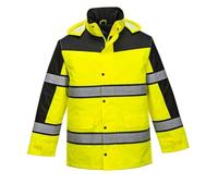 Oxford Weave 300D Class 3 Two Tone Hi Vis Jacket Yellow M