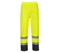 Portwest Hi-Vis Classic Waterproof Rain Trouser Reflective Safety Work Bottom UK