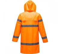 Portwest Hi-Vis Coat 100cm Orange XL Colour: Orange, Chest Size: XL XL