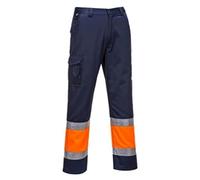 Portwest Men's E049 Hi-Vis 2-Tone Combat Trousers (Pack of 1)