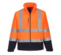 Portwest Hi-Vis Contrast Softshell (3L) Waterproof Breathable Durable S425