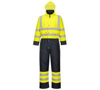 Portwest Hi-Vis Contrast Winter Coverall Waterproof Reflective S485