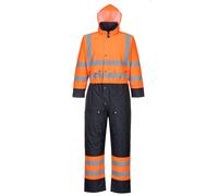 Portwest Hi-Vis Contrast Winter Coverall Waterproof Reflective S485