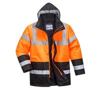 Portwest Hi-Vis Contrast Winter Traffic Jacket Waterproof Reflective S467