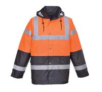 Portwest Hi-Vis Contrast Winter Traffic Jacket Waterproof Reflective S467