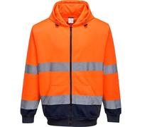 Portwest Two-Tone Zip Front Hoodie