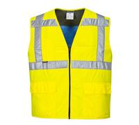 Portwest High Vis Cooling Vest, Size: L/XL, Colour: Yellow, CV02YERL/XL