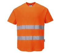 Portwest Hi-Vis Mesh T-Shirt Orange Size: L Colour: Orange, Size: L L