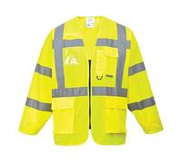Portwest Hi-Vis Executive Jacket, Size: M, Colour: Yellow, S475YERM