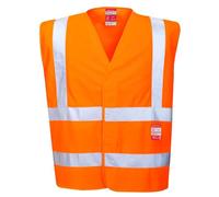 Portwest Hi-Vis FR Vest, Size: XX/3X, Colour: Orange, FR75ORRXX/3X