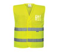 Portwest Hi Vis Half MeshAir Two Band Vest Yellow L / XL