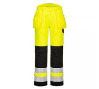 Portwest Hi Vis Holster Work Trouser - PW2 Quality Safety Pants Kneepad Pockets