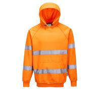 Portwest Hi-vis hooded sweatshirt (B304) - EN ISO 20471 Class 3. Orange conforms