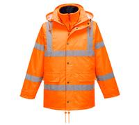 Portwest Waterproof Breathable Hi-Vis Shell Interactive RIS 3279 Jacket - RT63