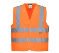 Portwest Junior Childrens Hi Vis Waistcoat Orange S